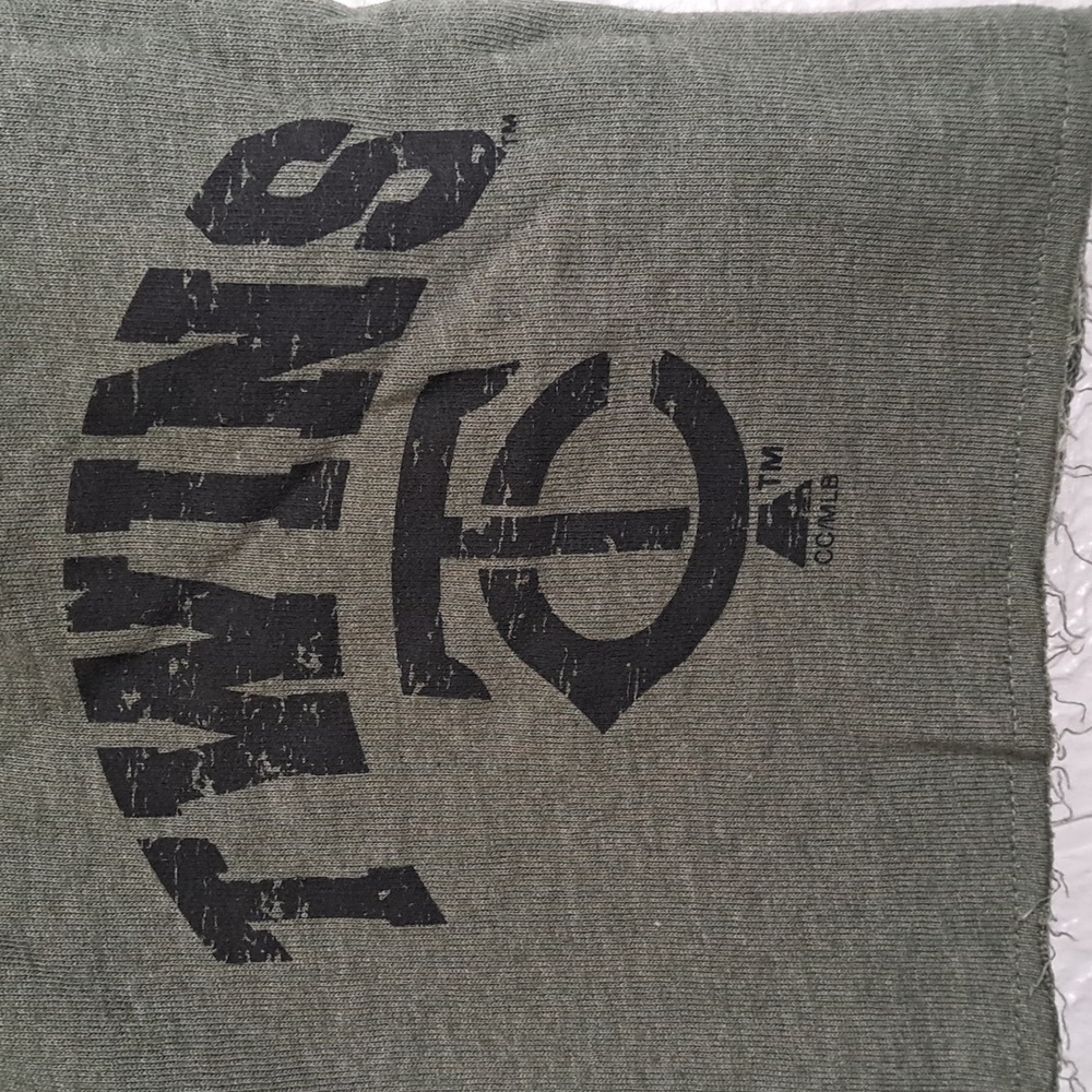 Men's Concepts Sport Heathered Olive Minnesota Twins Mainstream Tri-Blend Shorts - Picture 6 of 10